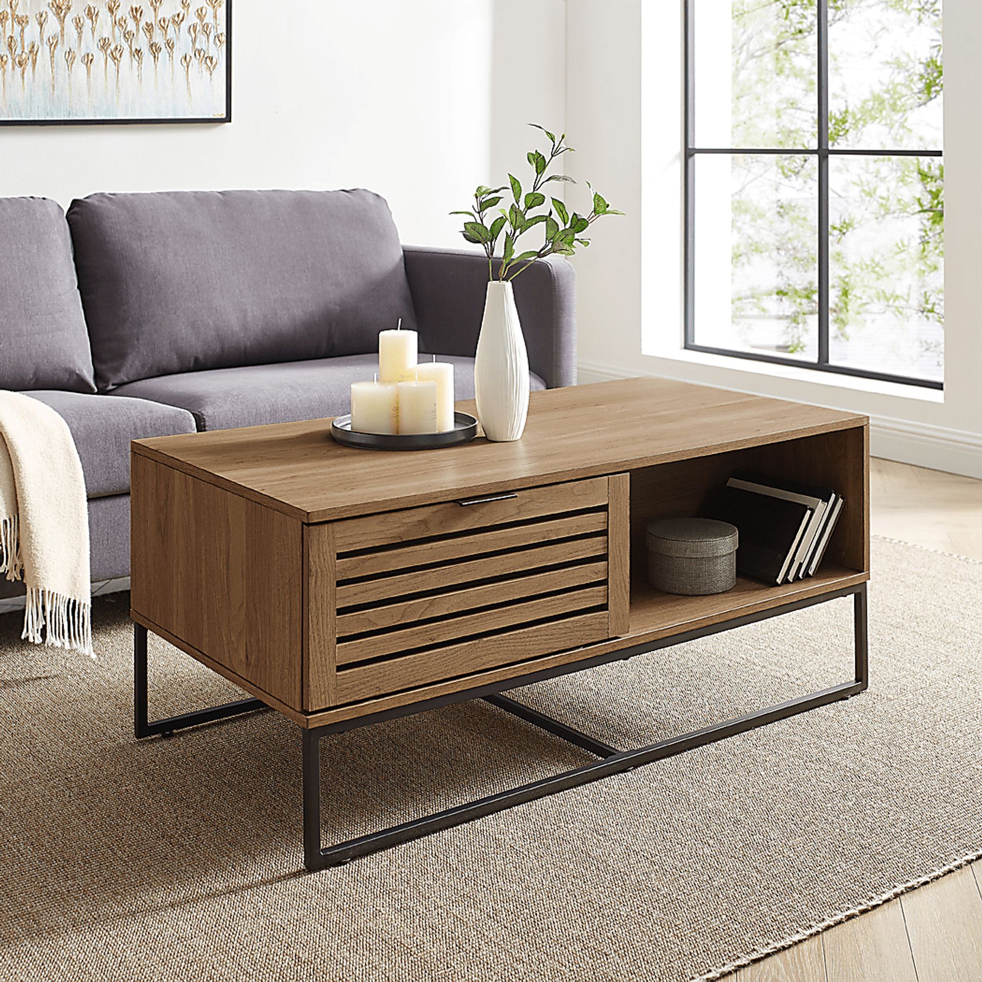 Adlora Oak Cocktail Table - Image 2