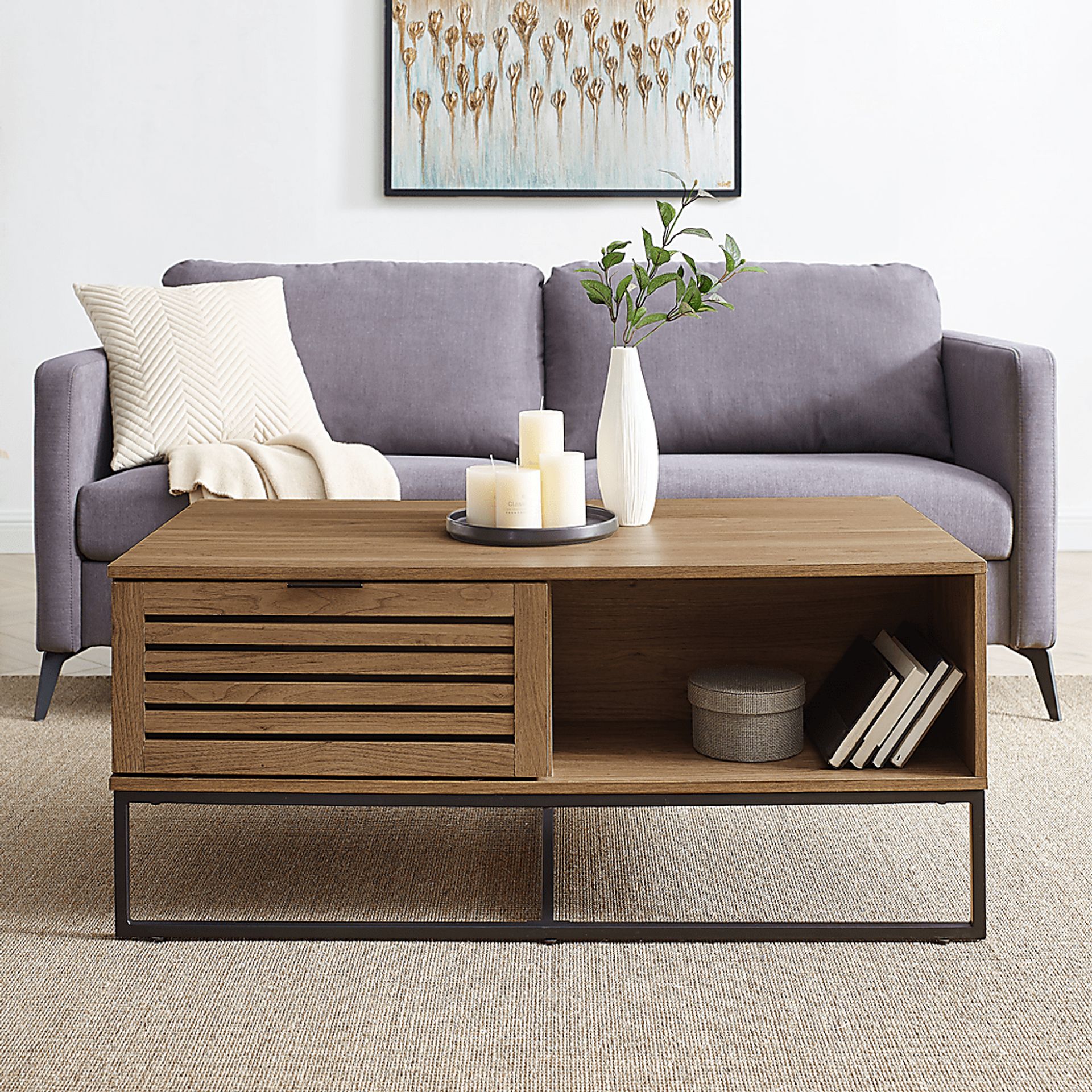 Adlora Oak Cocktail Table - Image 3
