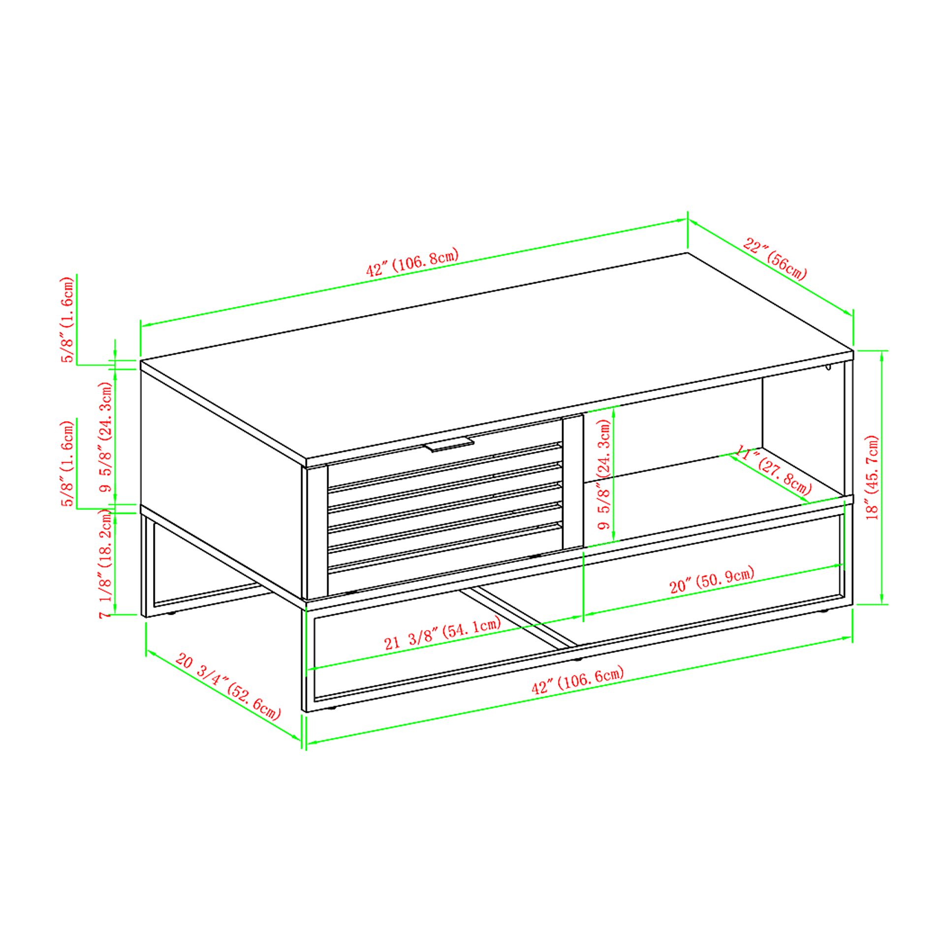 Adlora Oak Cocktail Table - Image 6