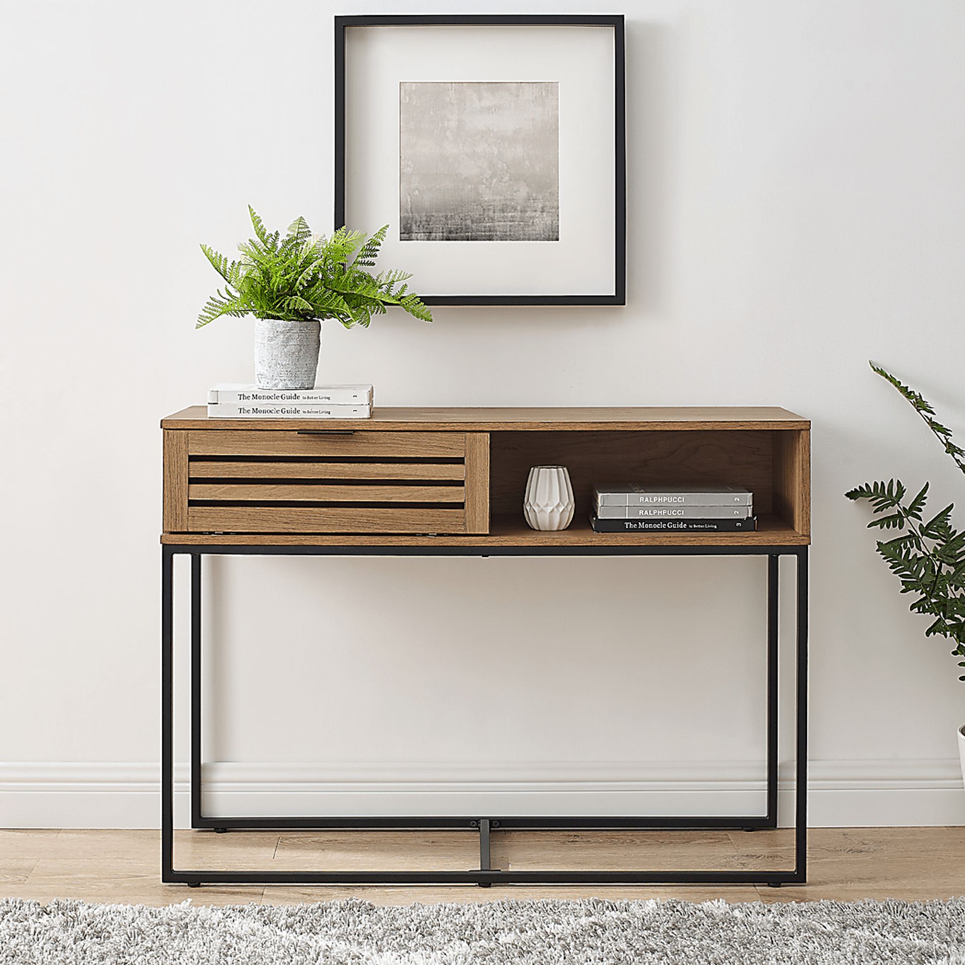 Adlora Oak Console Table - Image 2