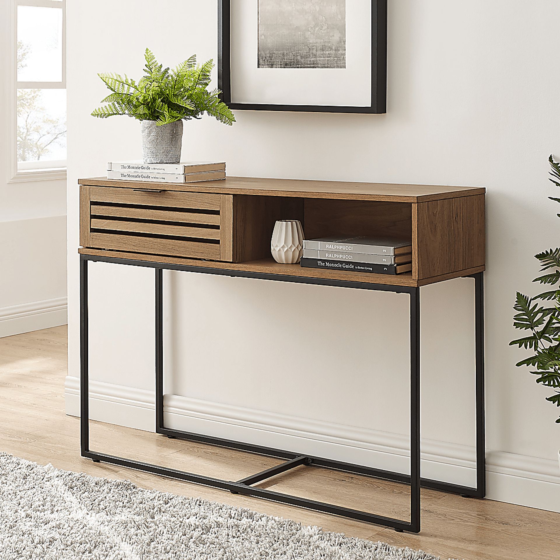 Adlora Oak Console Table - Image 3