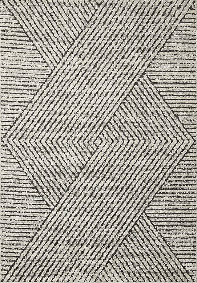 Adlyn Black 5'3 x 7'6 Rug - Thumbnail - Image 1
