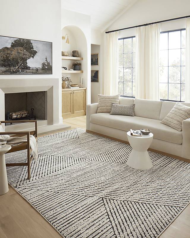 Adlyn Black 7'10 x 10' Rug - Thumbnail - Image 2
