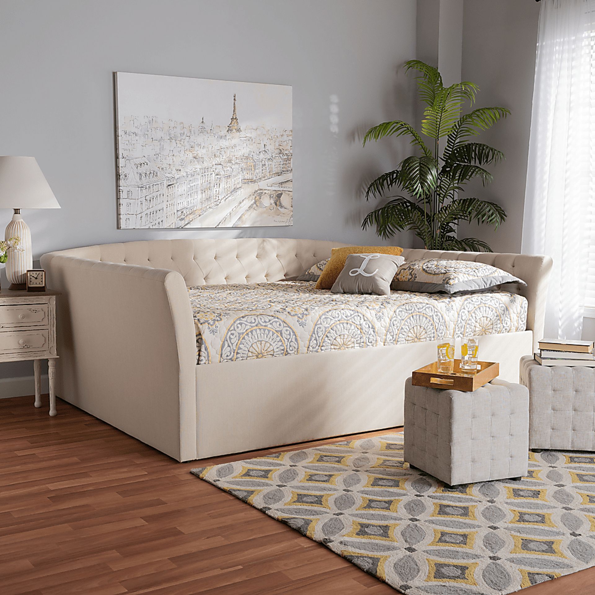 Admiral Lane Beige Daybed - Image 6