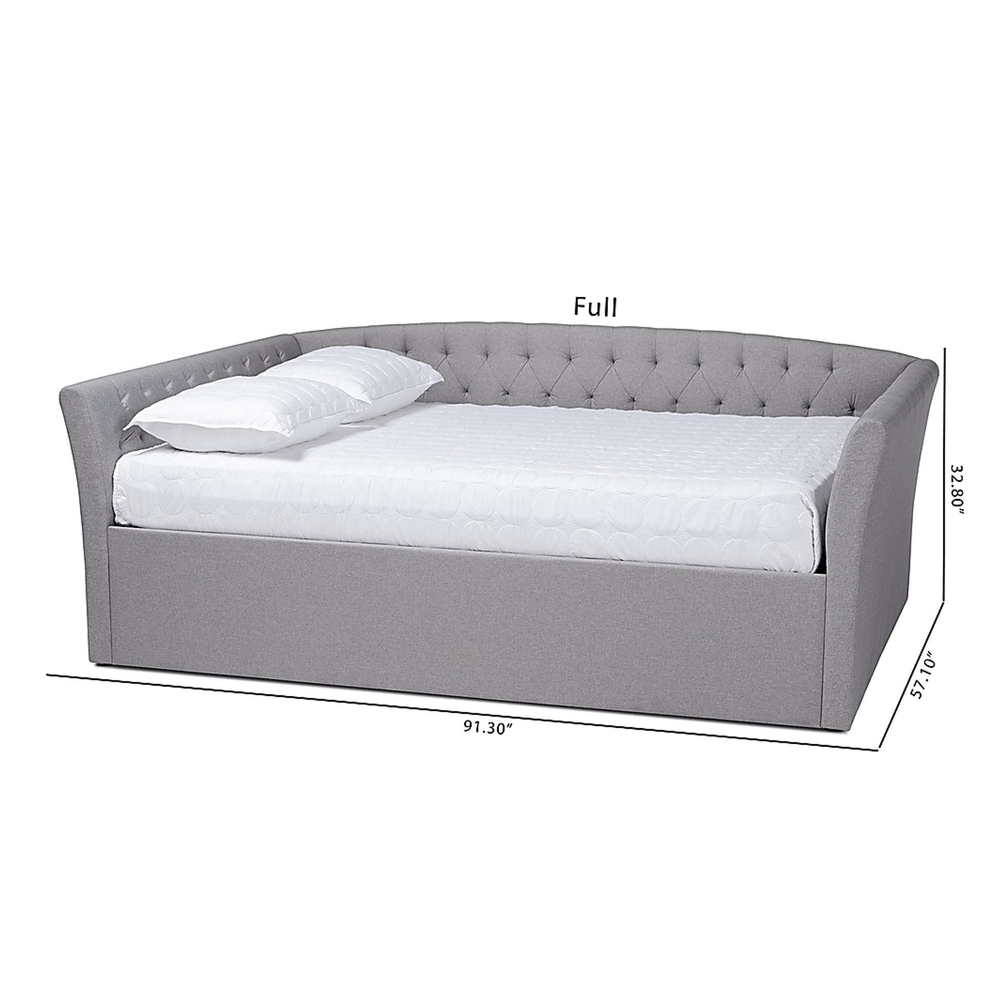 Admiral Lane Light Gray Daybed - Image 7
