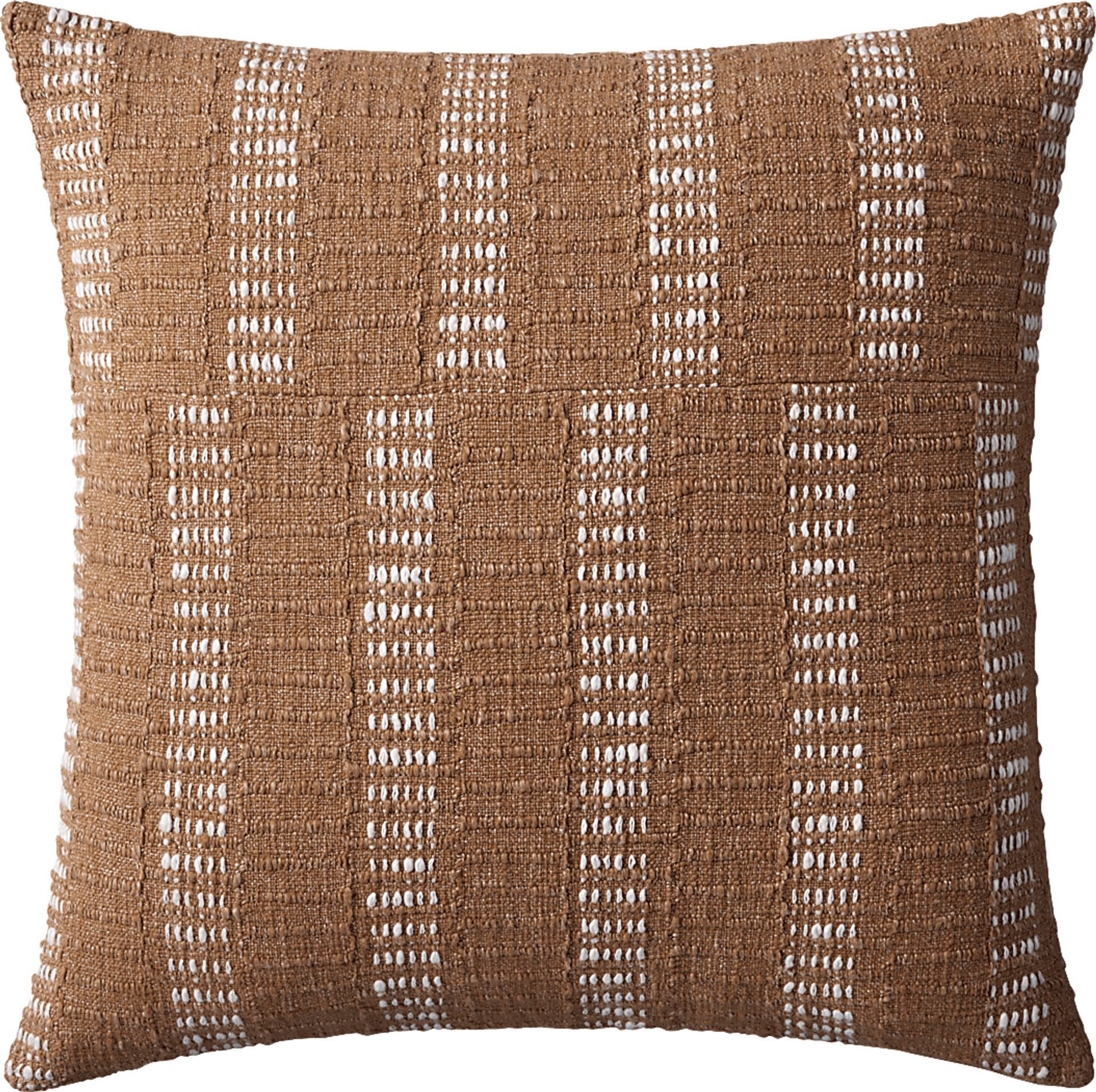 Adobe Rust Ivory Accent Pillow - Image 1