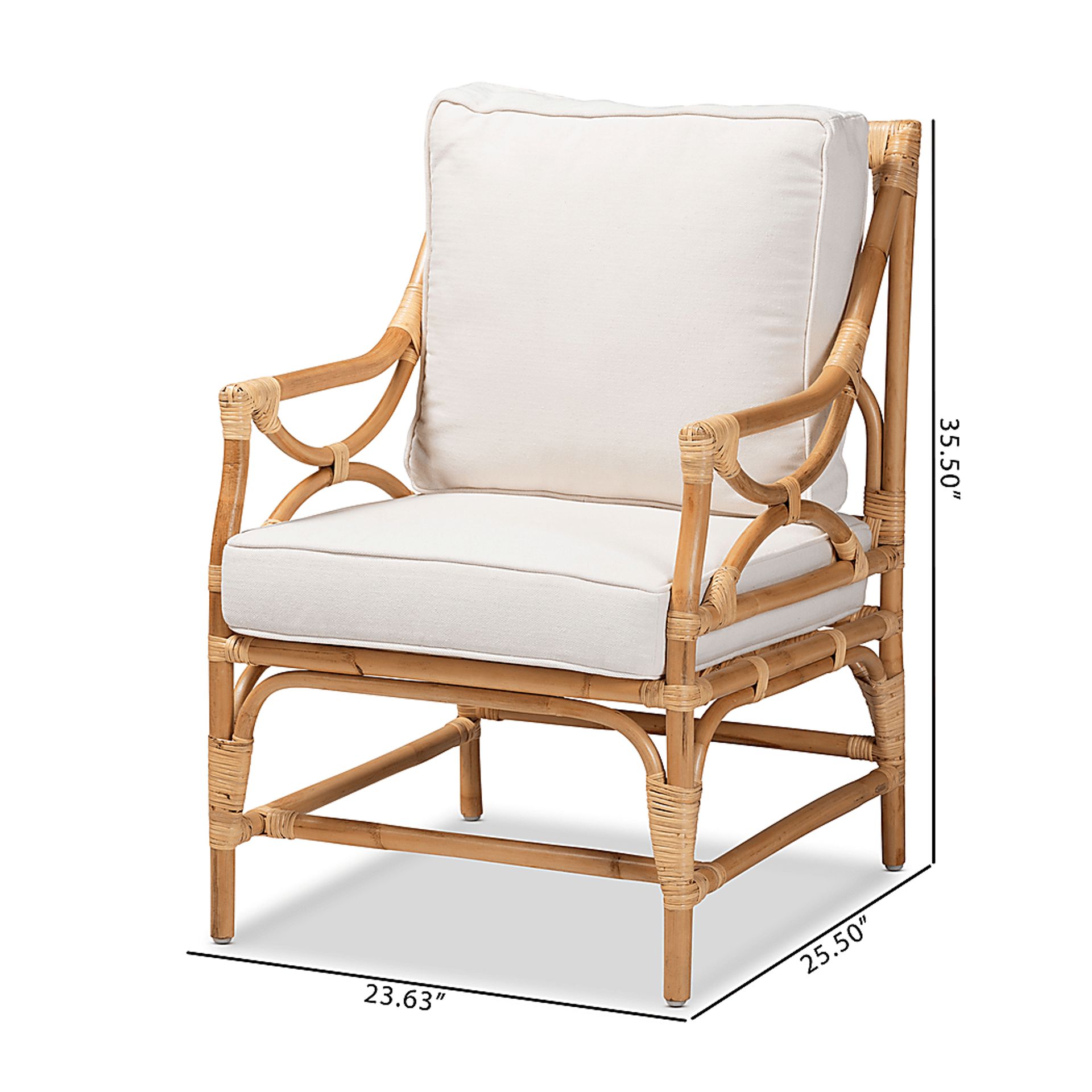 Adonan Natural Arm Chair - Image 10