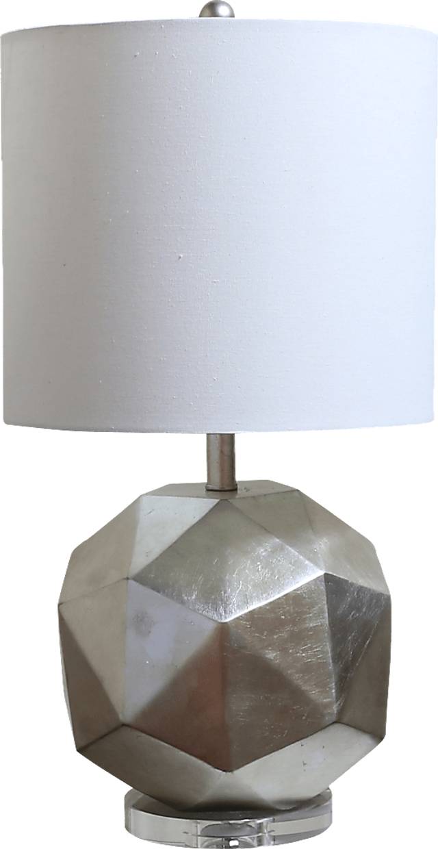 Adonis Bay Silver Lamp - Thumbnail - Image 1