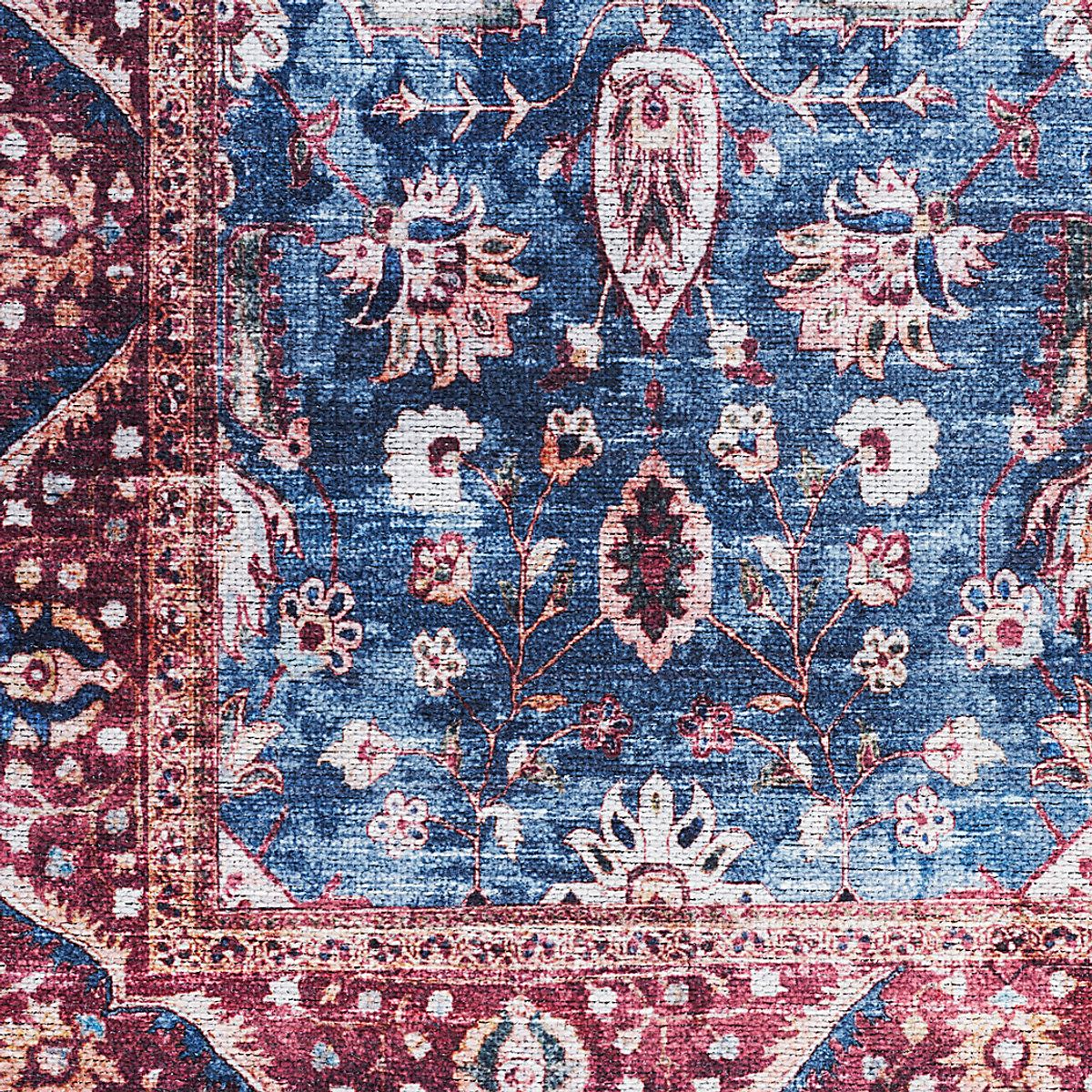 Adosis Blue,Brick Blue,Red Rugs | Rooms to Go