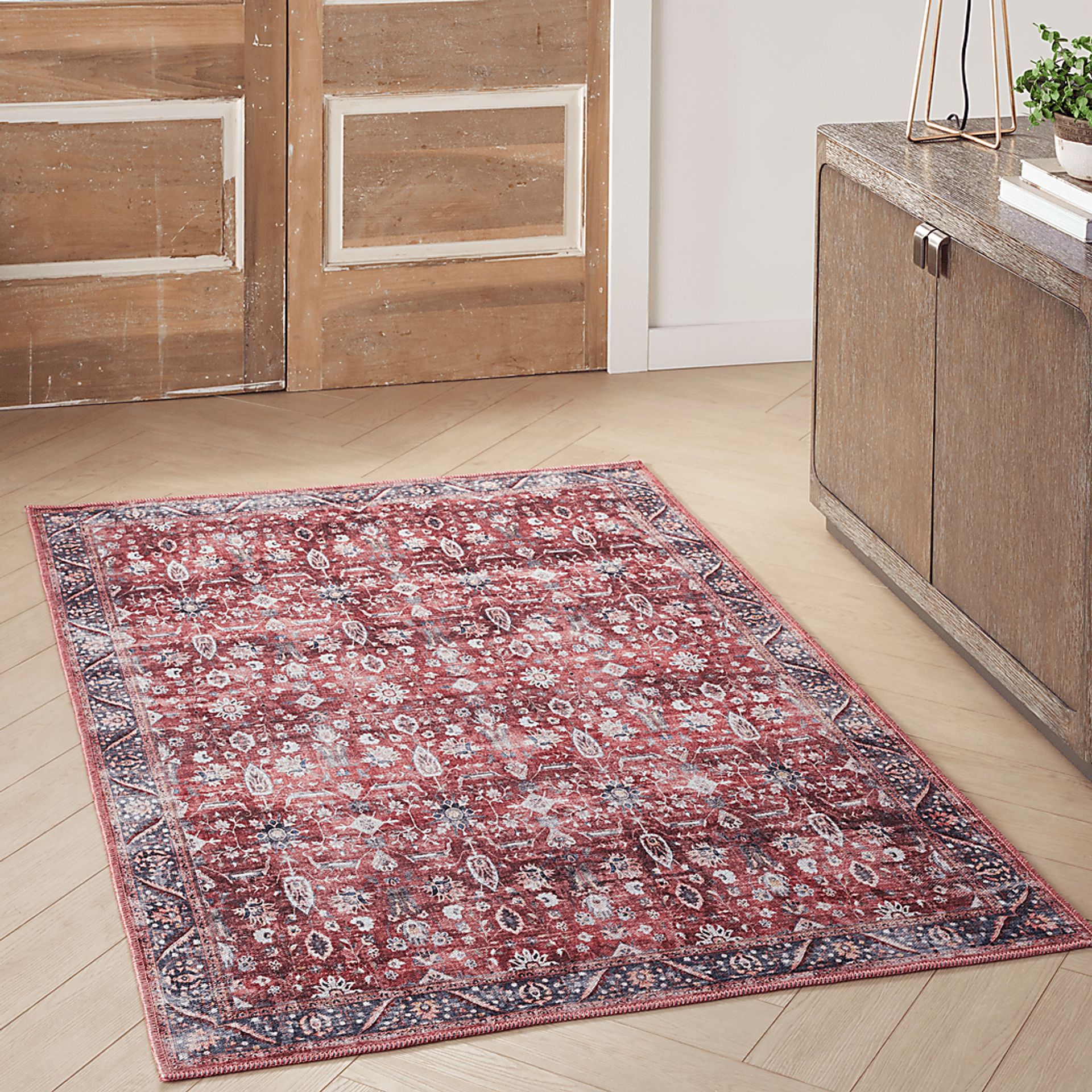 Adosis Ivory/Brick 9'2 x 12' Rug - Image 2