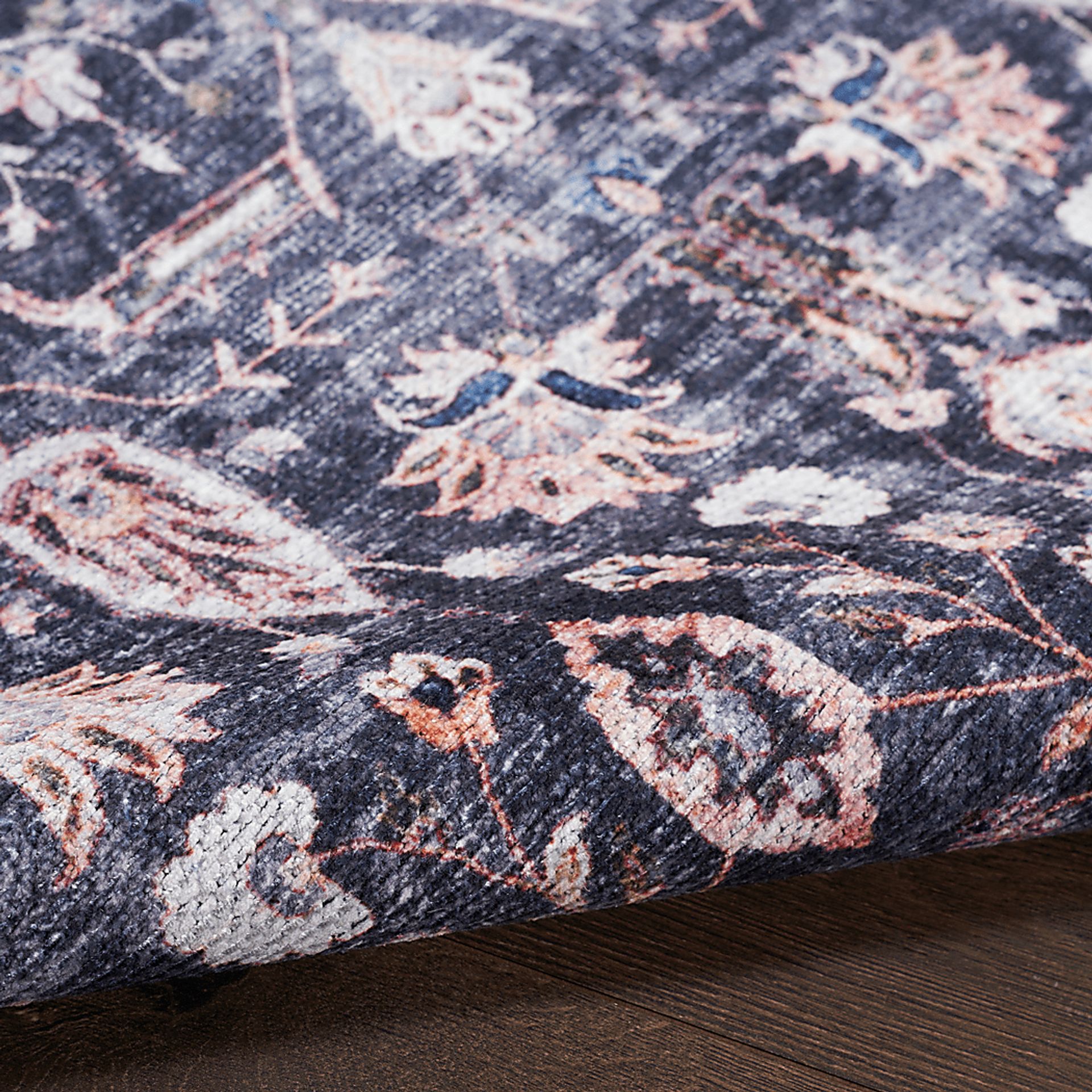 Adosis Ivory/Navy 9'2 x 12' Rug - Image 6