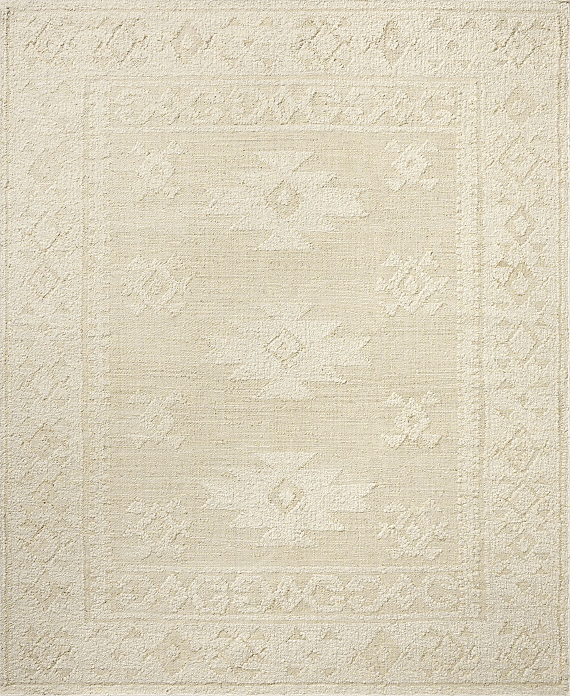 Adra Ivory 5'6 x 8'6 Rug - Image 1