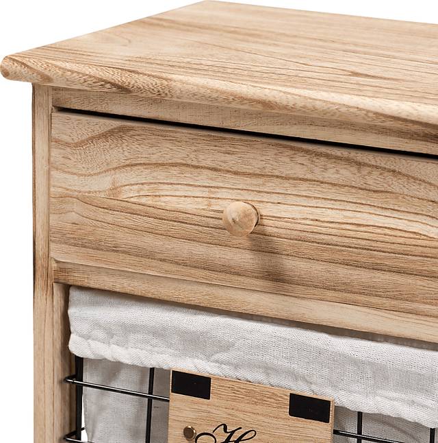Adrama Brown Small Nightstand - Thumbnail - Image 5