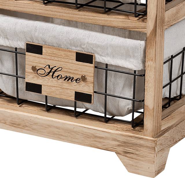 Adrama Brown Small Nightstand - Thumbnail - Image 6