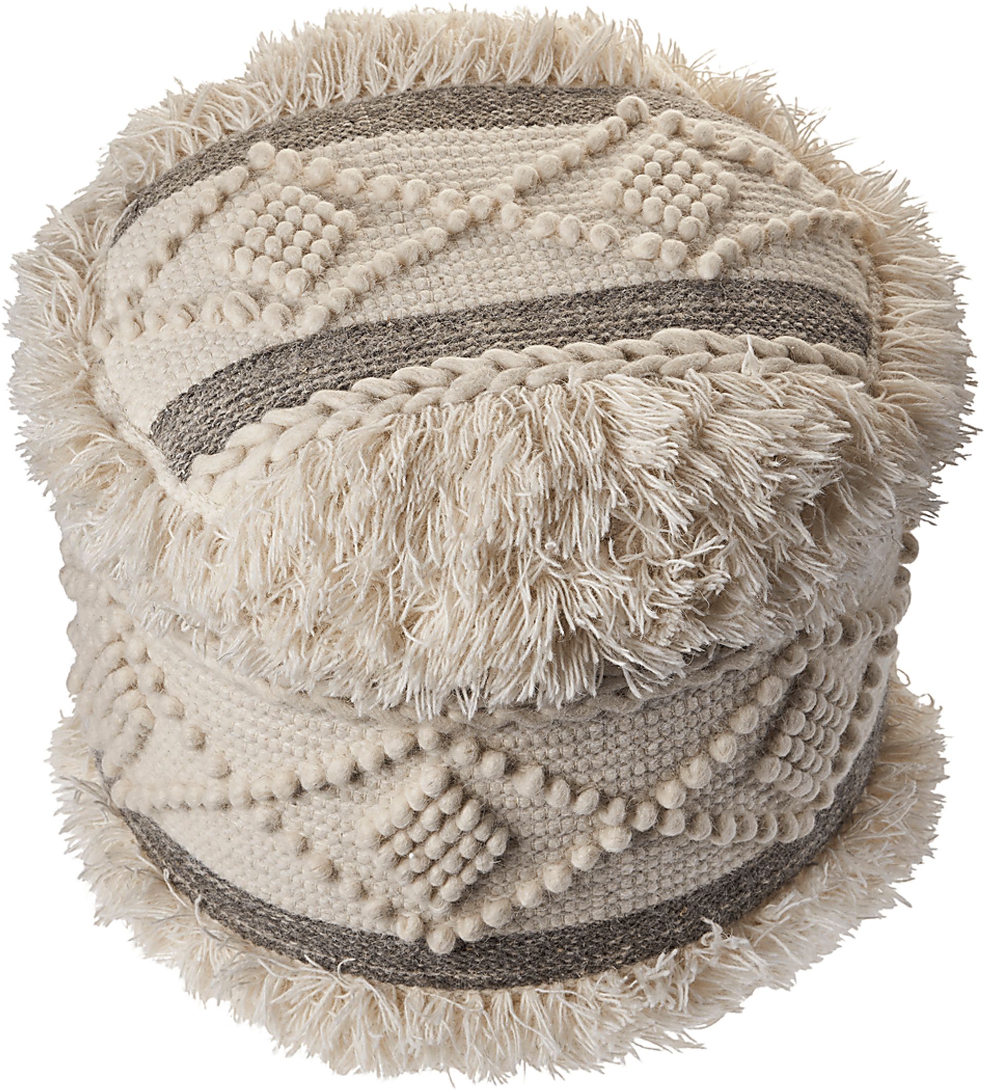 Adrenas III Beige Pouf - Image 4