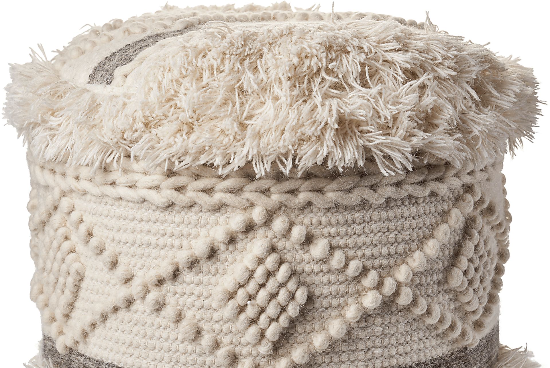 Adrenas III Beige Pouf - Image 6