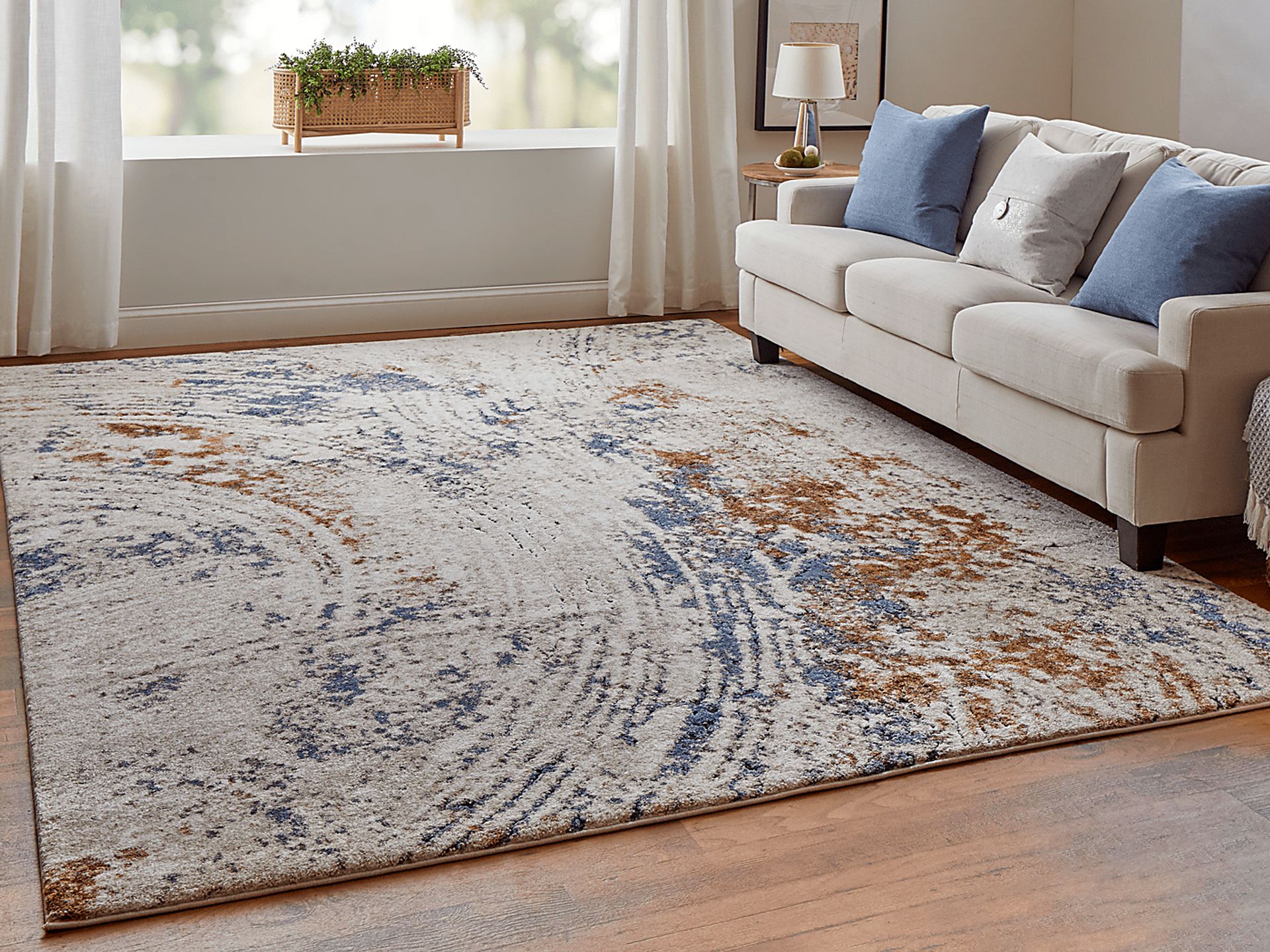 Adrenia Ivory 2'6 x 8' Runner Rug - Image 2