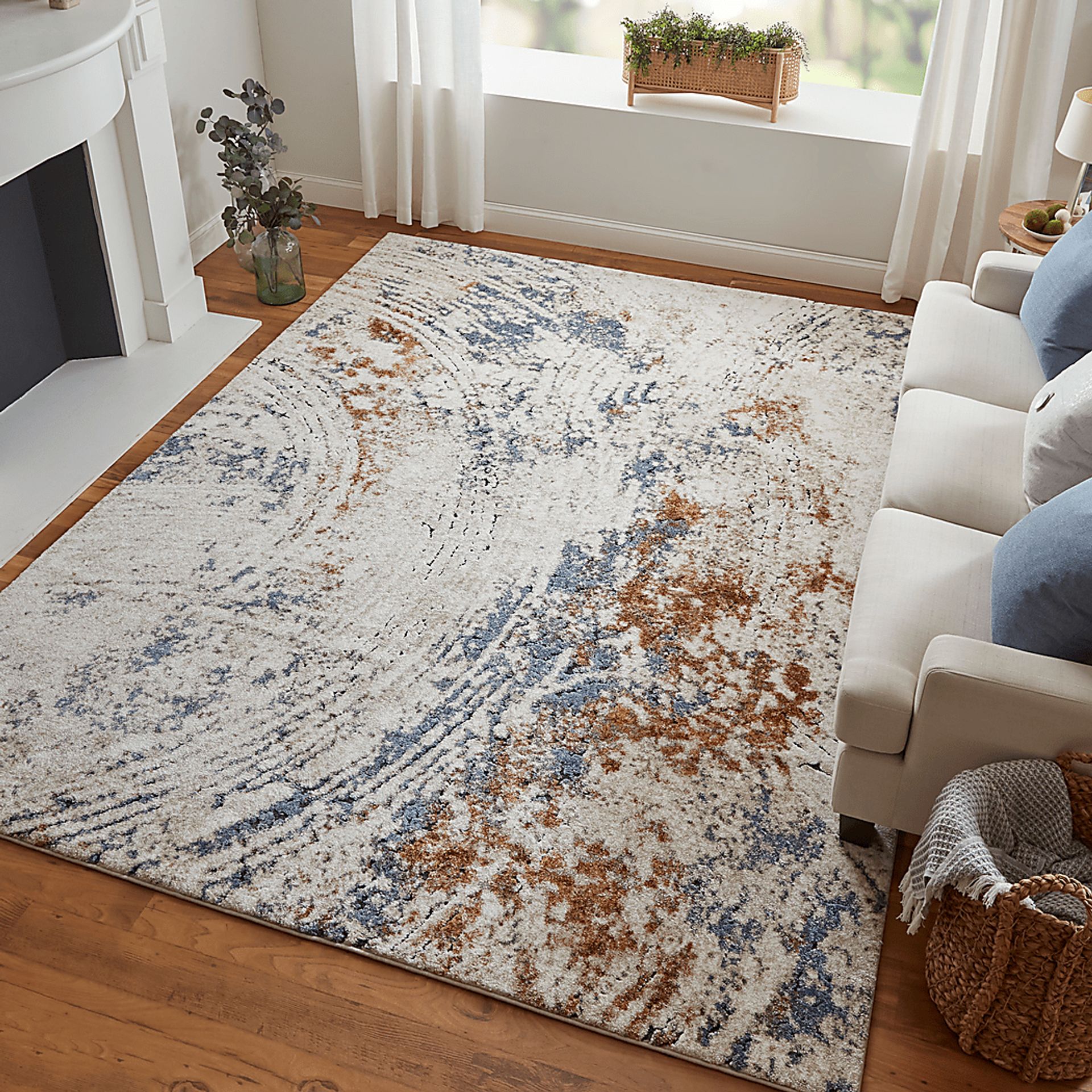 Adrenia Ivory 8' x 10' Rug - Image 4