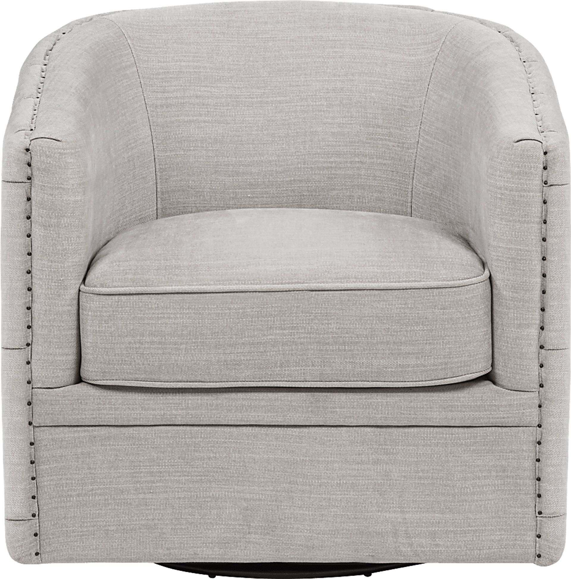Adriana Gray Swivel Chair - Image 2