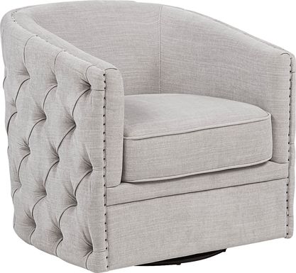 Adriana Gray Swivel Chair