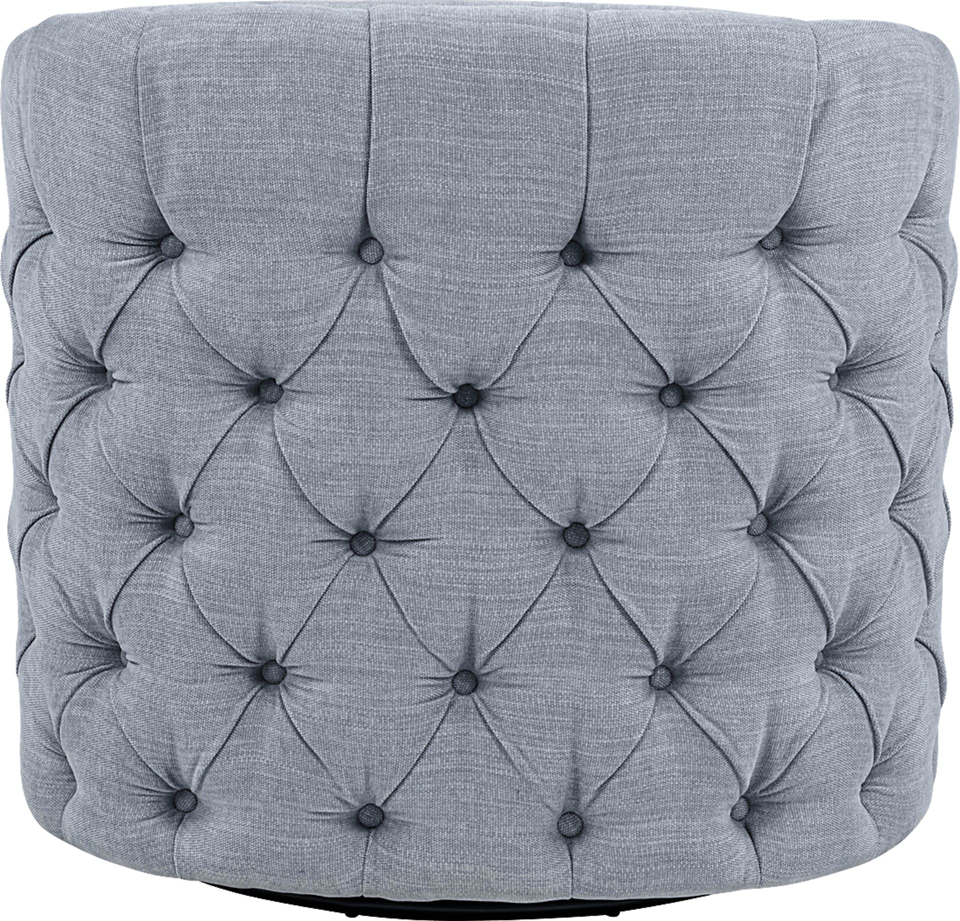 Adriana Light Blue Swivel Chair - Image 3