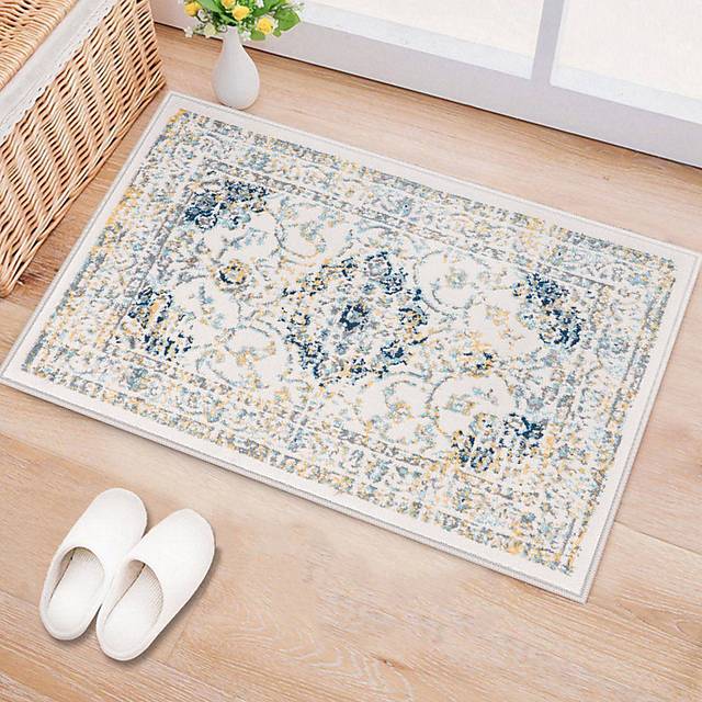 Advay Blue 2' x 3' Rug - Thumbnail - Image 3