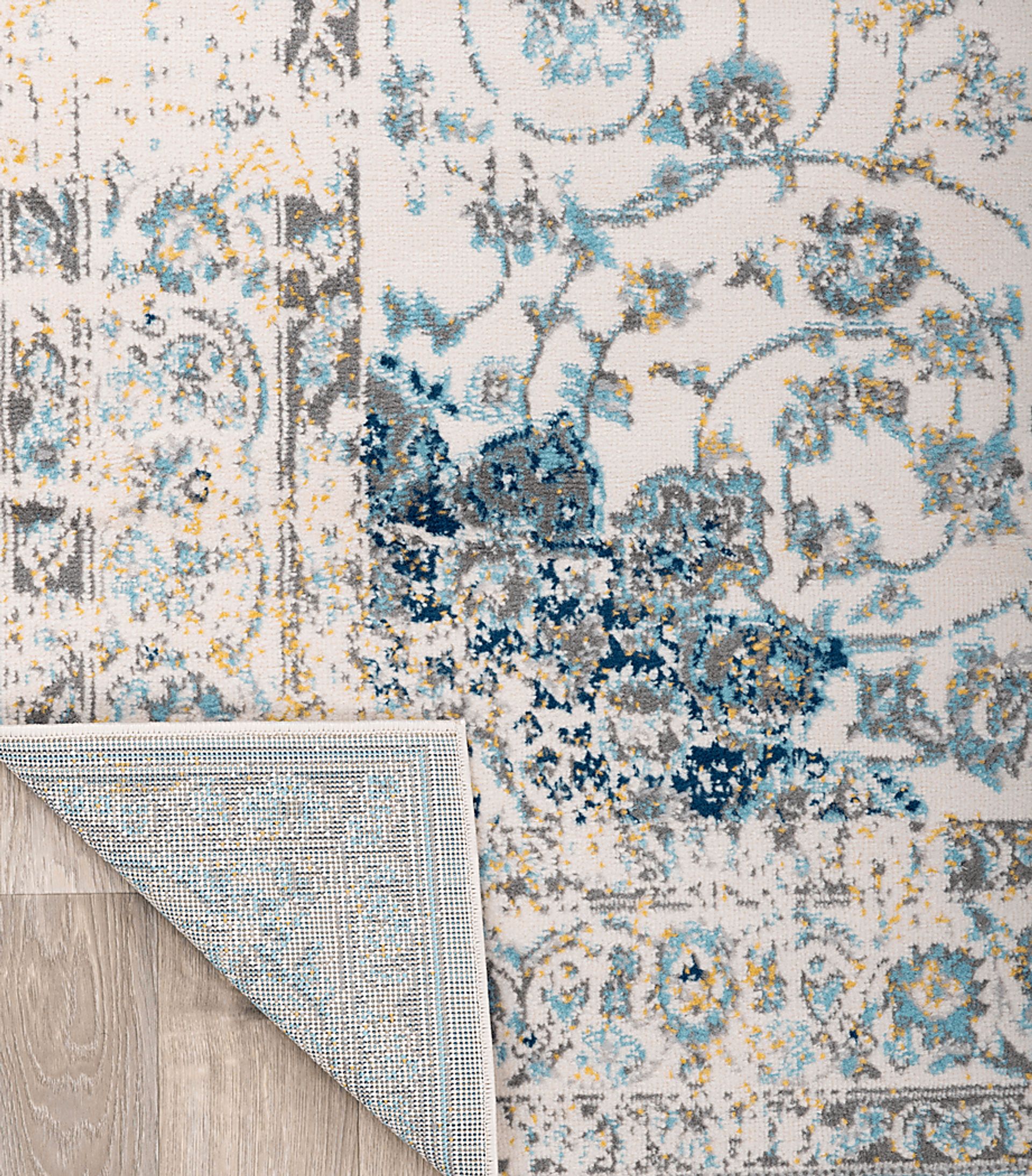 Advay Blue 5' x 7' Rug - Image 2