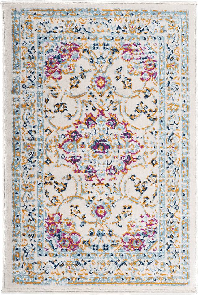 Advay Pink 2' x 3' Rug - Thumbnail - Image 1