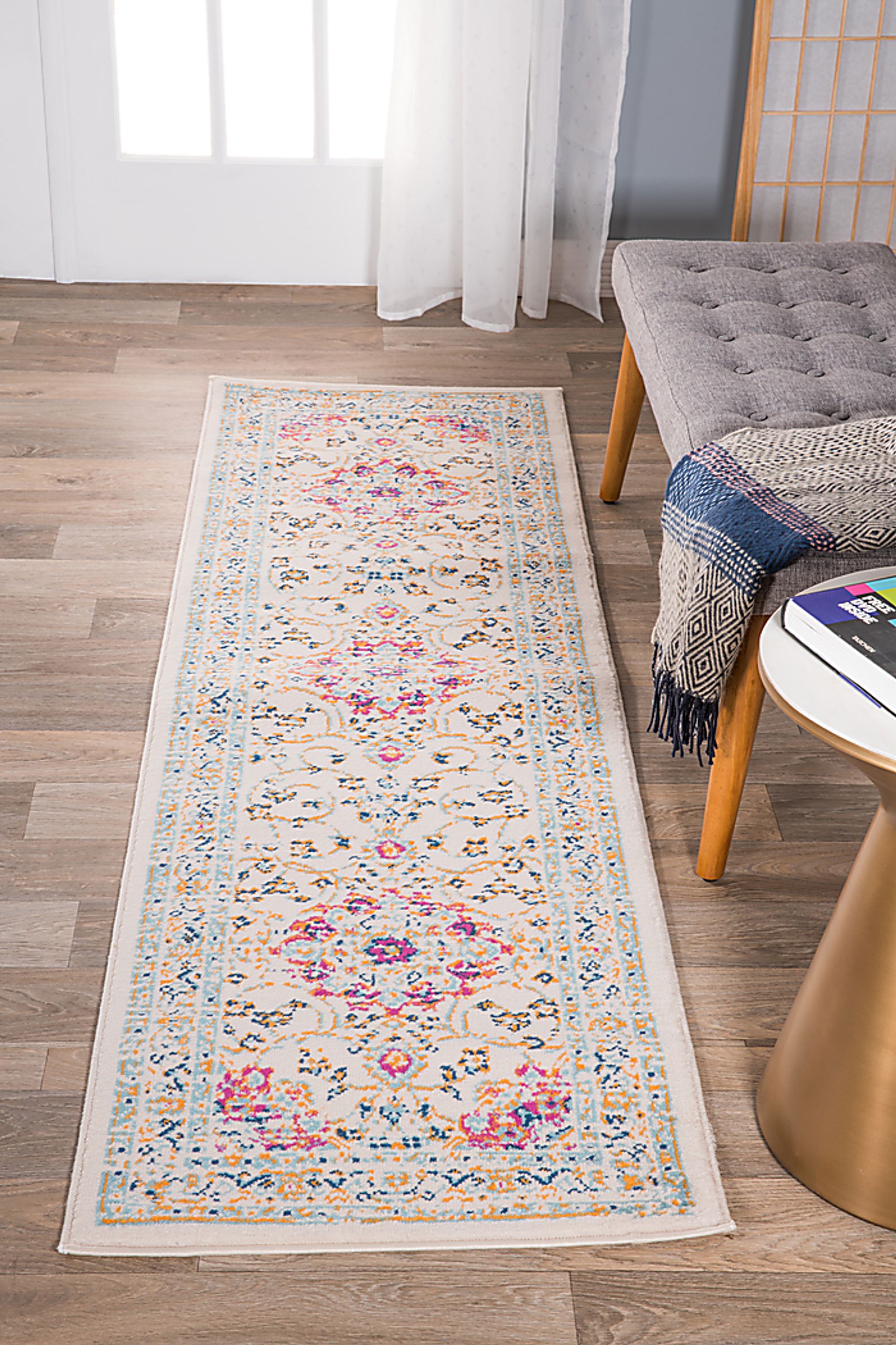 Advay Pink 2' x 7' Runner Rug - Image 4