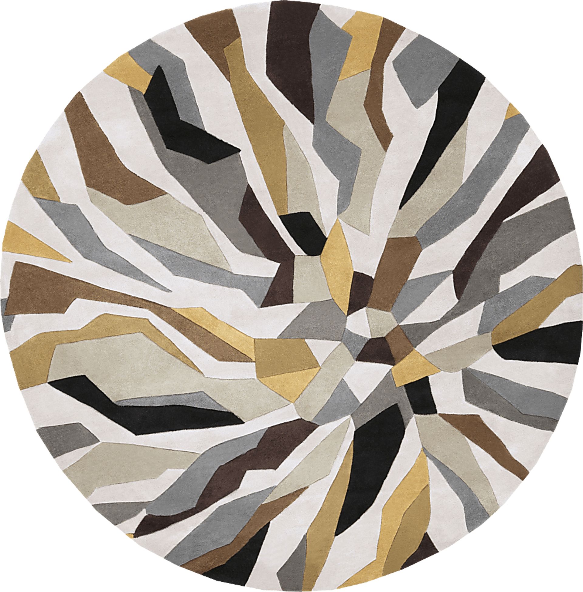Adwin Ivory 8' Round Rug - Image 1