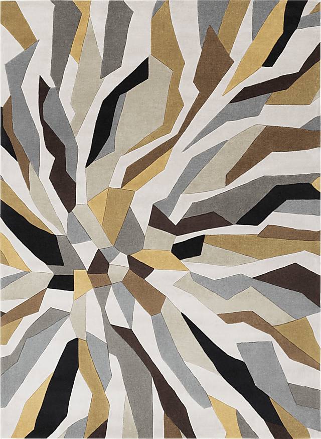 Adwin Ivory 8' x 11' Rug - Thumbnail - Image 1