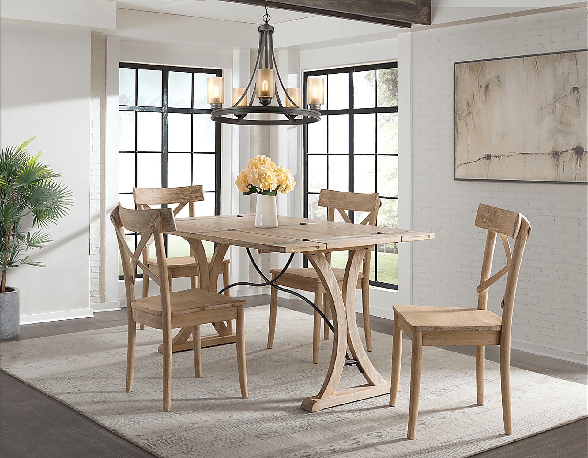 Adwolfe Natural Side Chair Set of 2 - Image 2