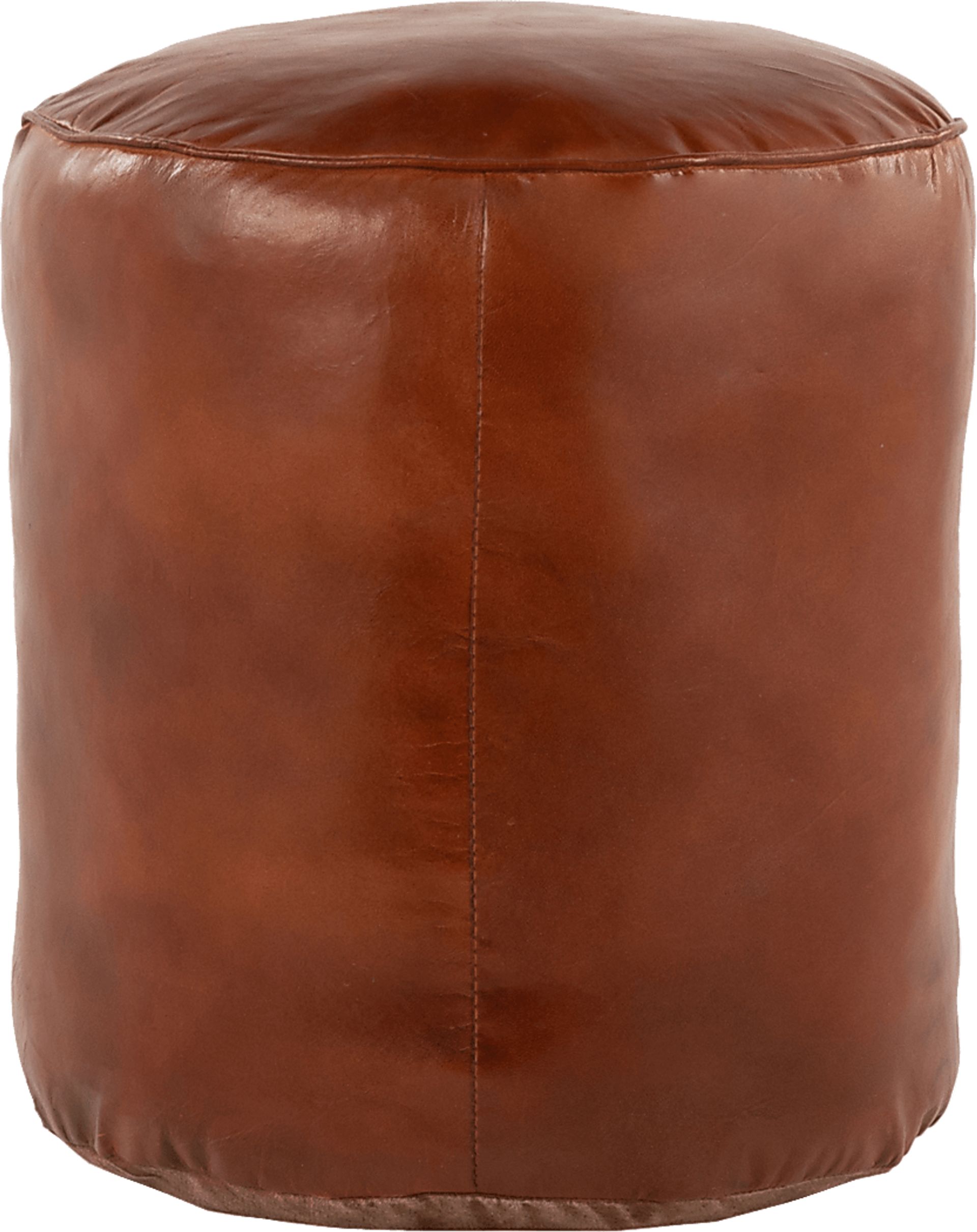 Adworth Brown Ottoman - Image 1