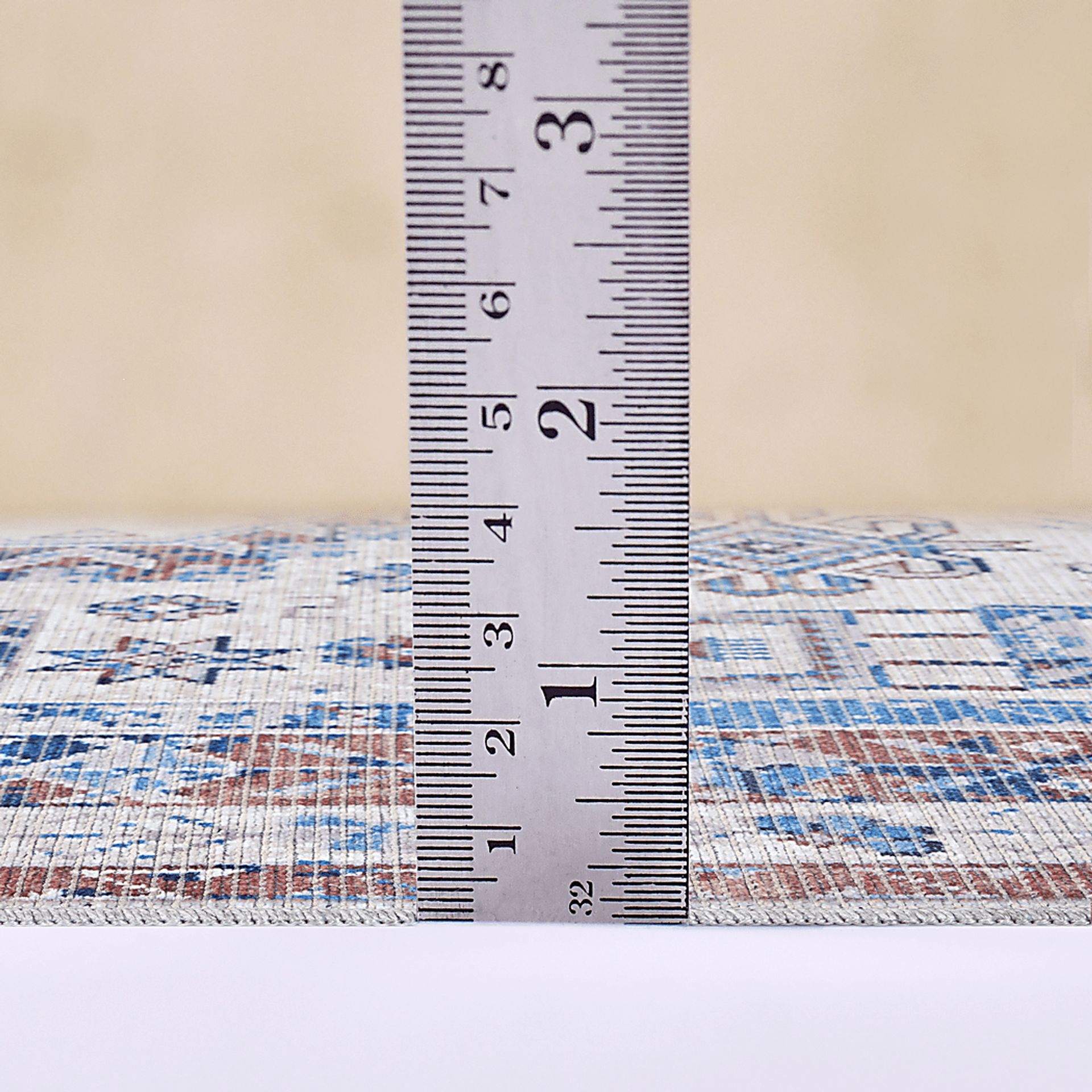 Aebby Blue 5'3 x 7'6 Machine Washable Rug - Image 8