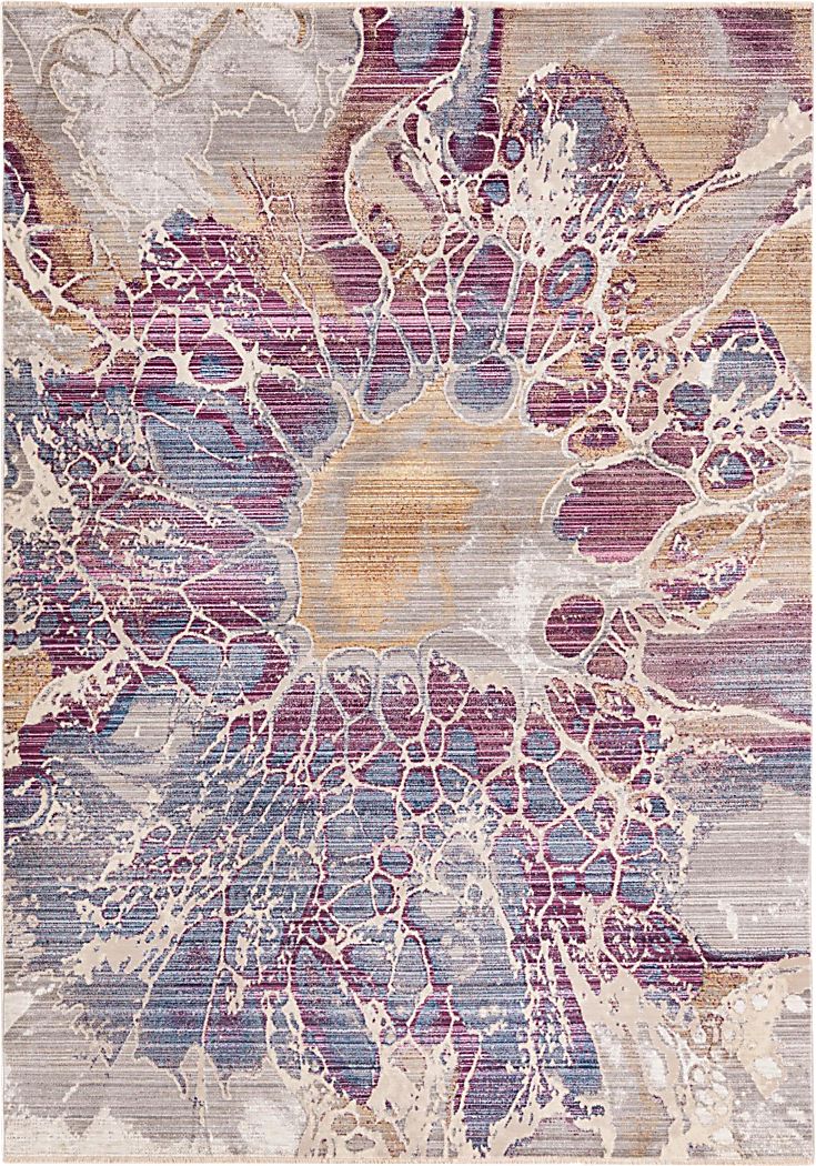 Aedinia Purple 6'1 x 8'10 Rug