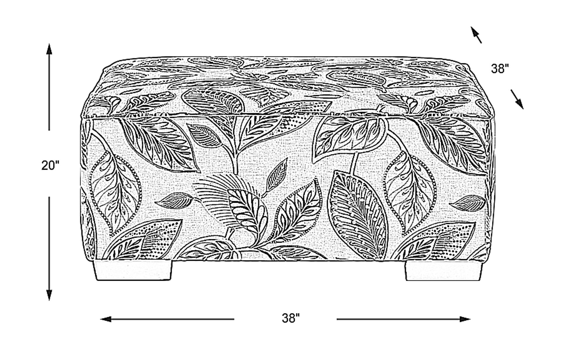 Dimension Image. Please refer to the Dimension Tab on this page for dimension details.