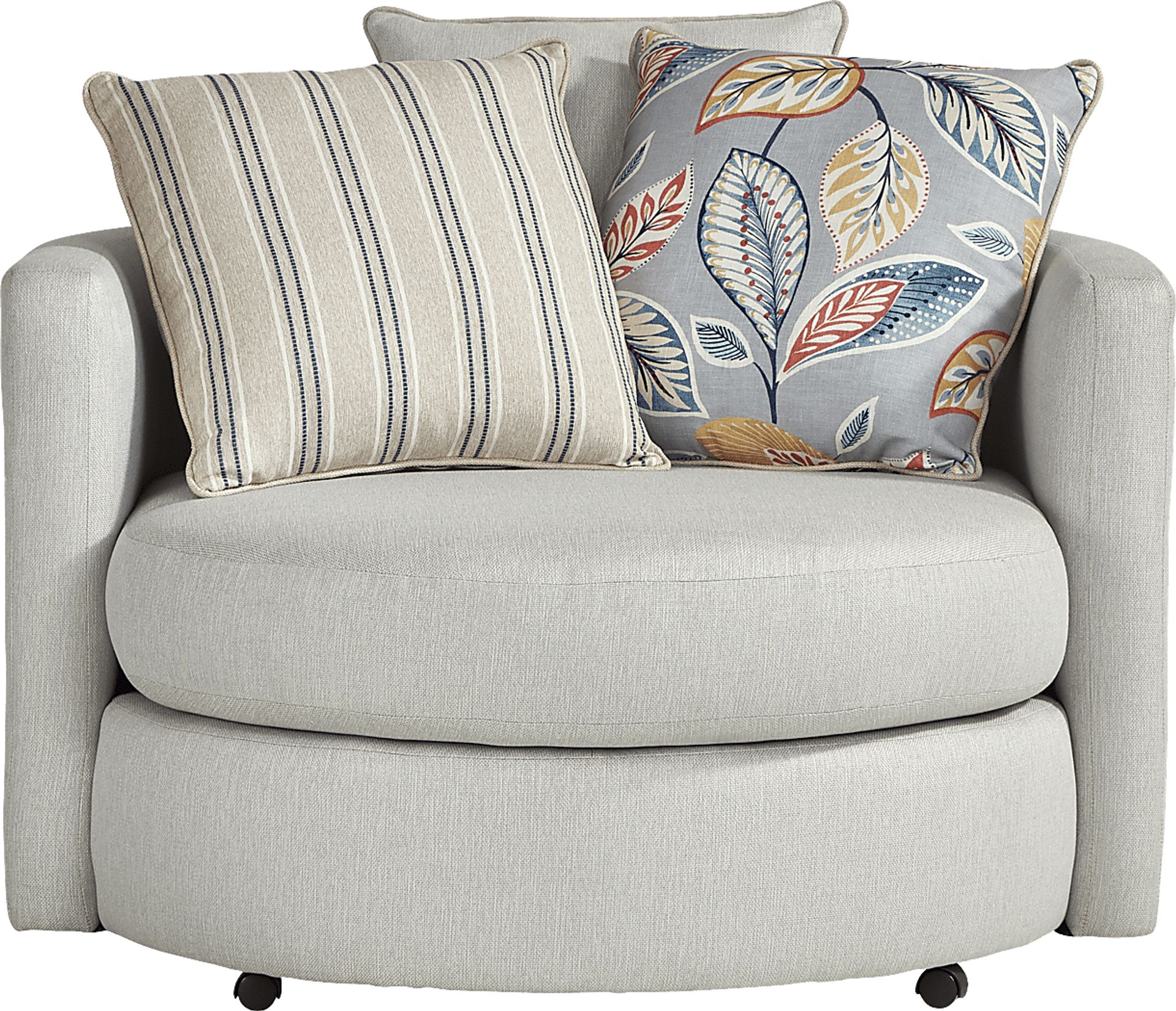 Aegean Place Bluestone Swivel Chair - Image 2