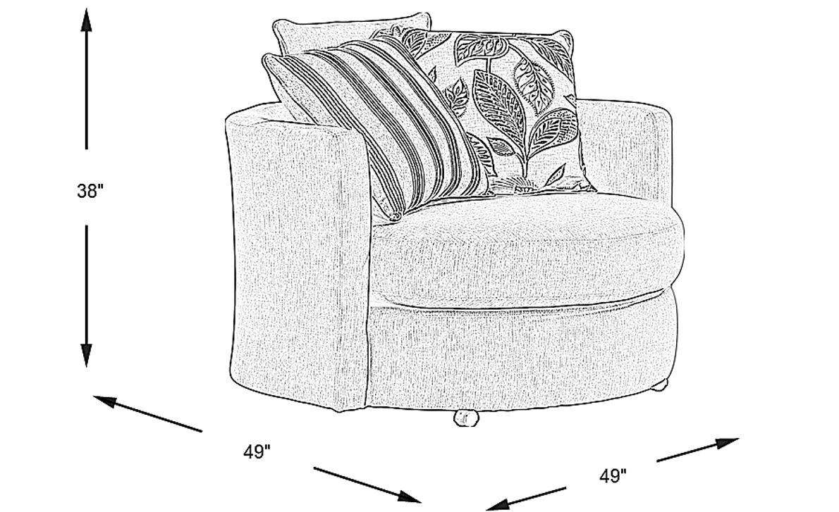 Aegean Place Swivel Chair