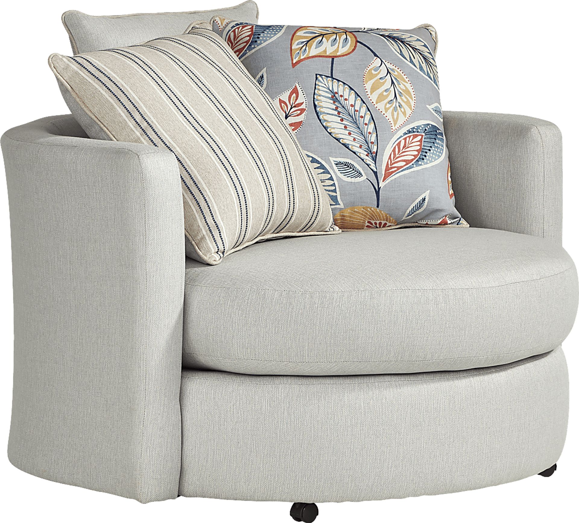 Aegean Place Bluestone Swivel Chair - Image 1