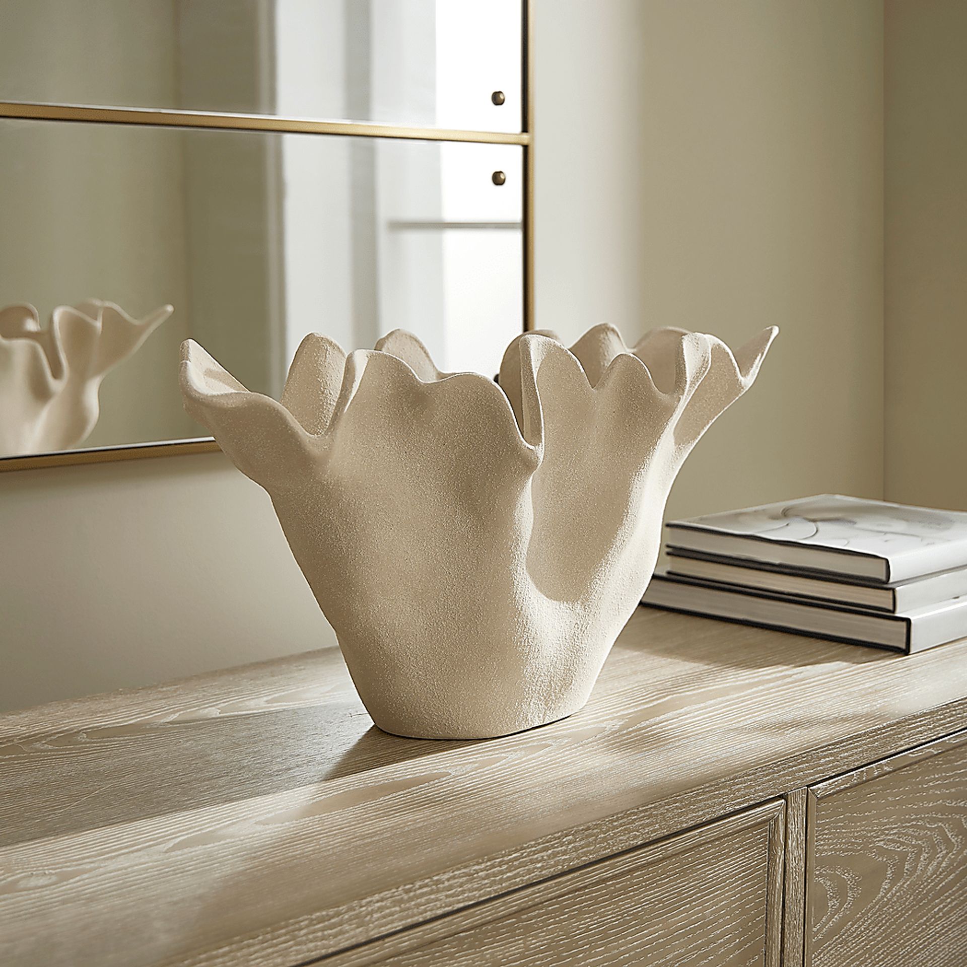 Aelia White Outdoor Bowl - Image 2