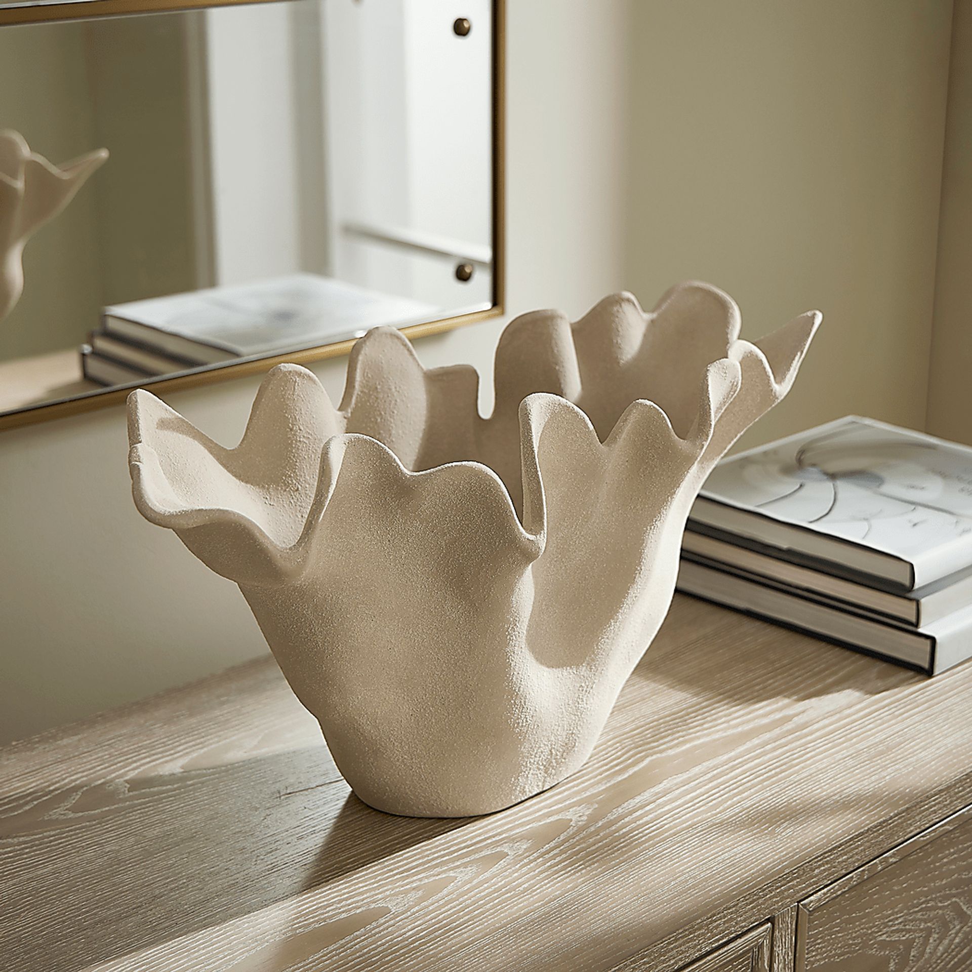 Aelia White Outdoor Bowl - Image 3