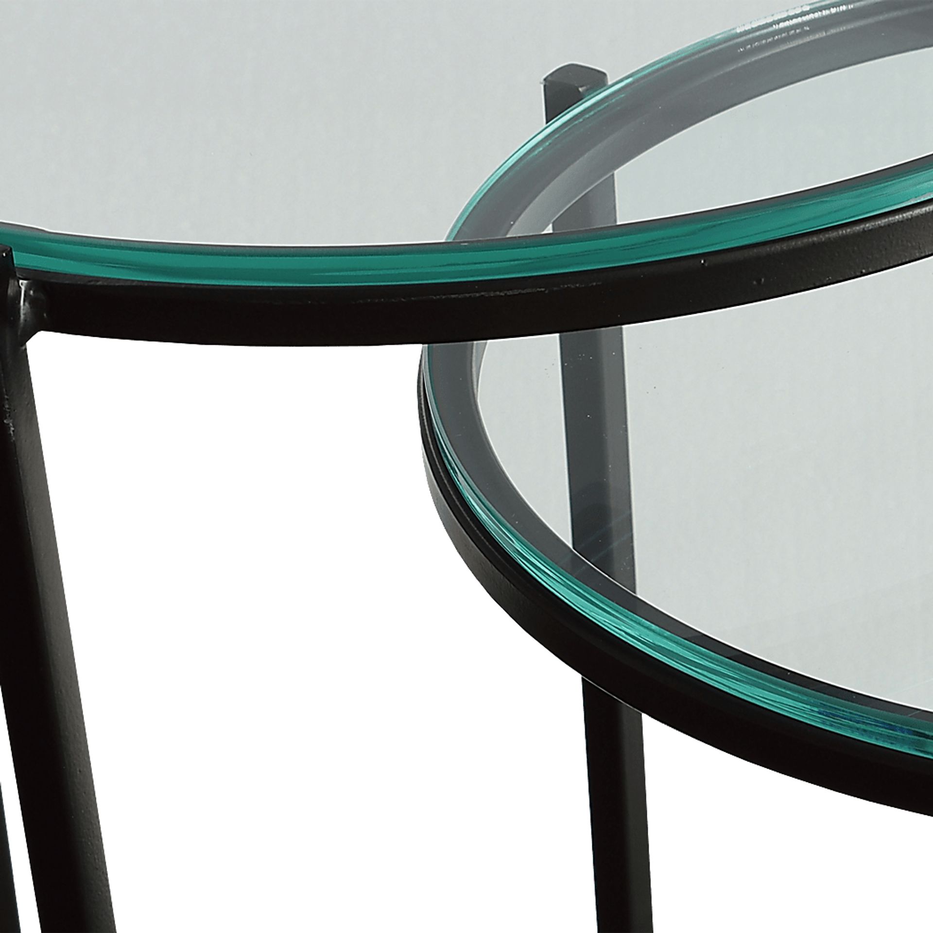 Aellana Black Nesting Tables, Set of 2 - Image 3
