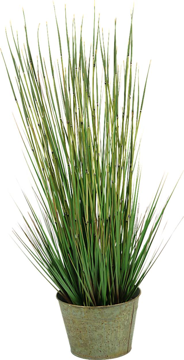 Aelyn Green Onion Grass Large Silk Plant - Thumbnail - Image 1