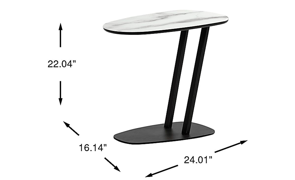 Aeon Black Black,Colors End Table | Rooms to Go