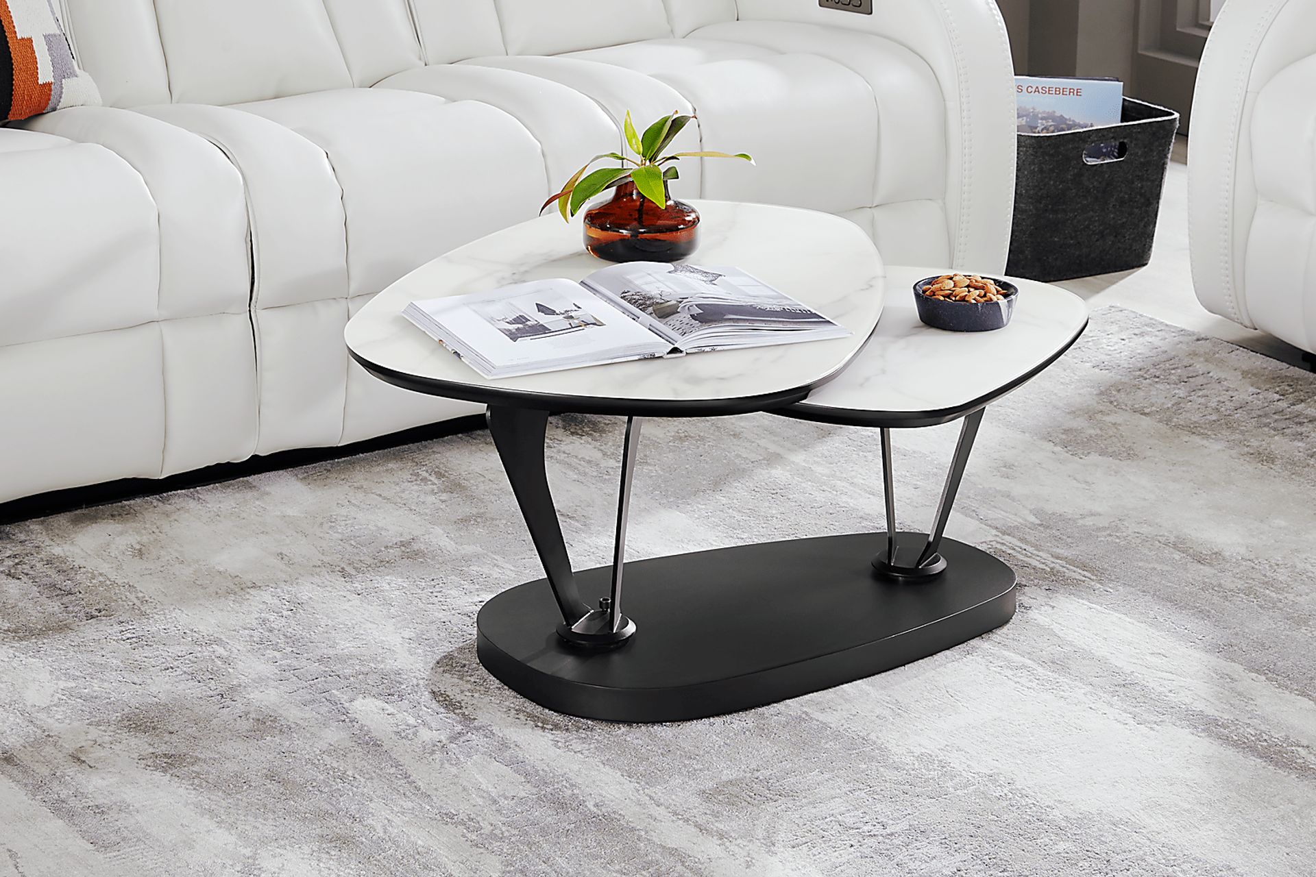 Aeon White Cocktail Table - Image 5