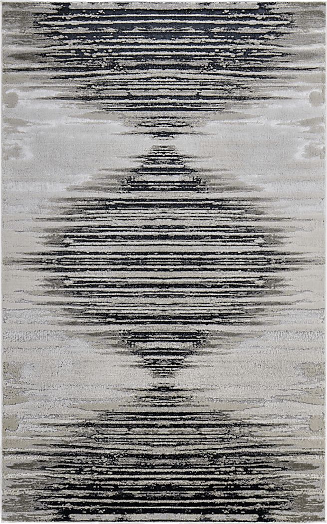 Aera Black 5' x 8' Rug