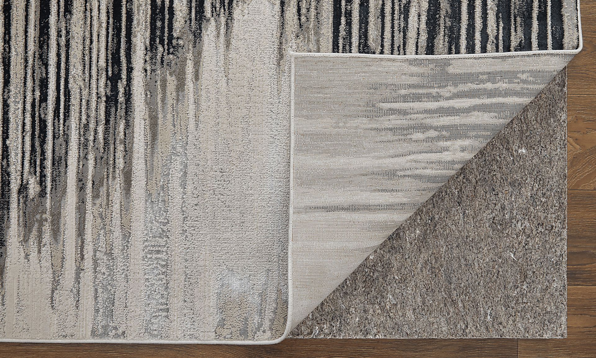 Aera Black 6'7 x 9'6 Rug - Image 5
