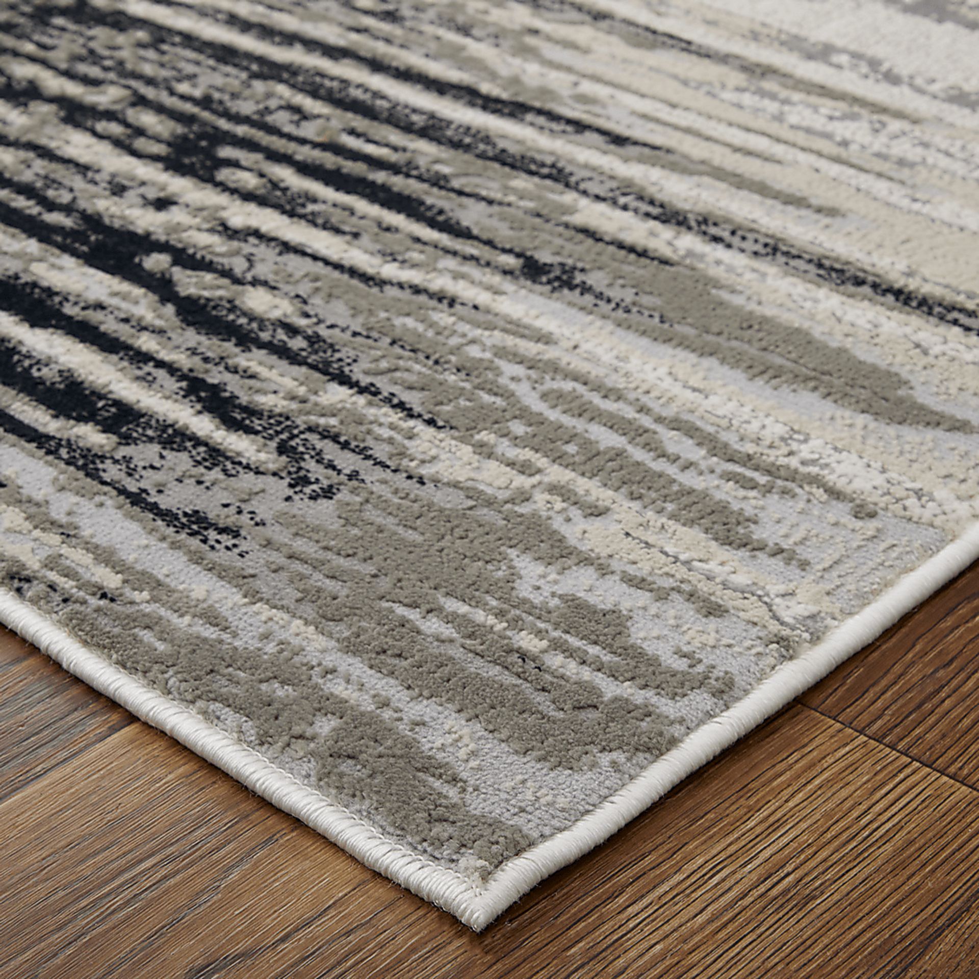 Aera Black 6'7 x 9'6 Rug - Image 10