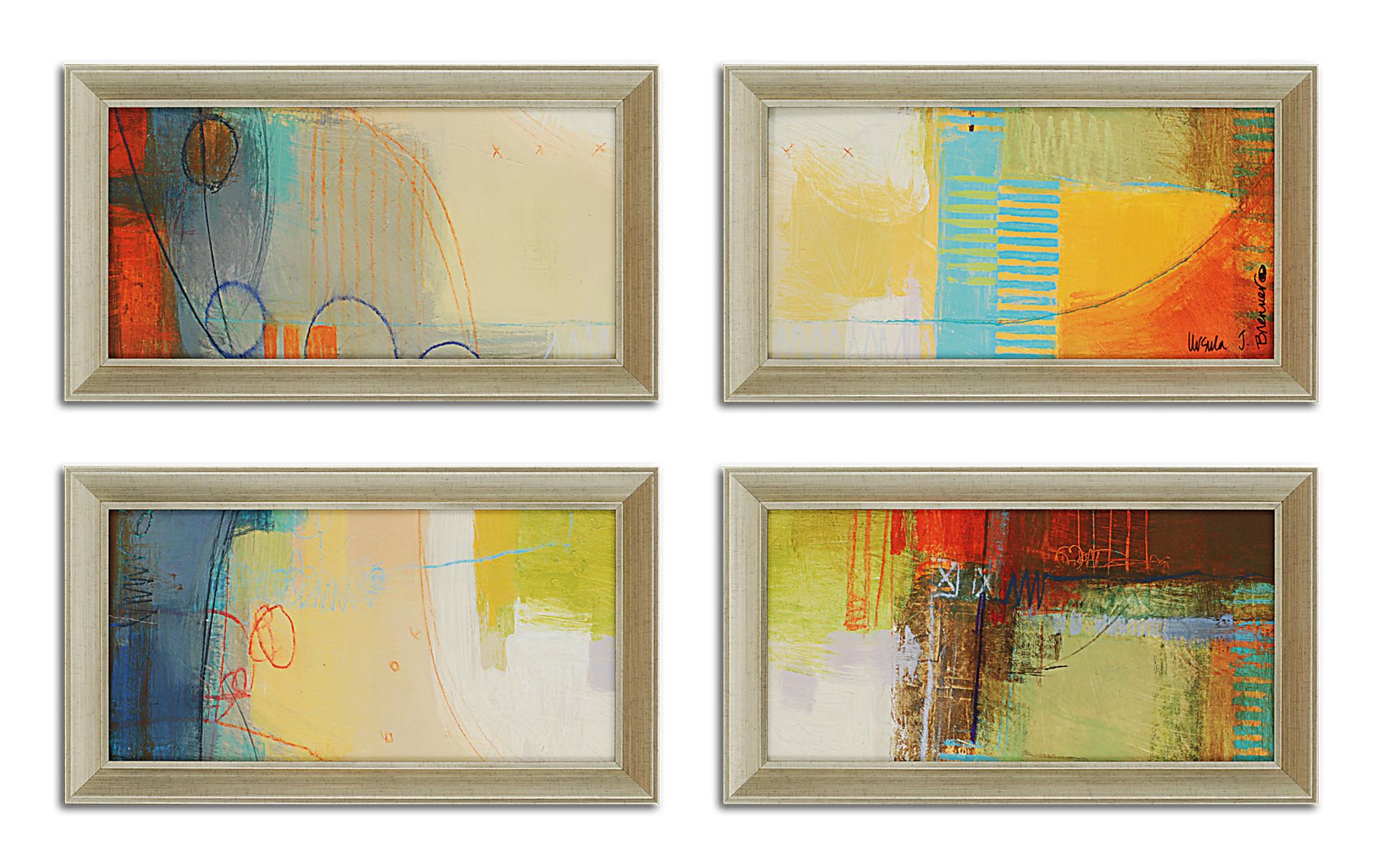 Aerial Expression II Set of 4 Artwork - Image 1