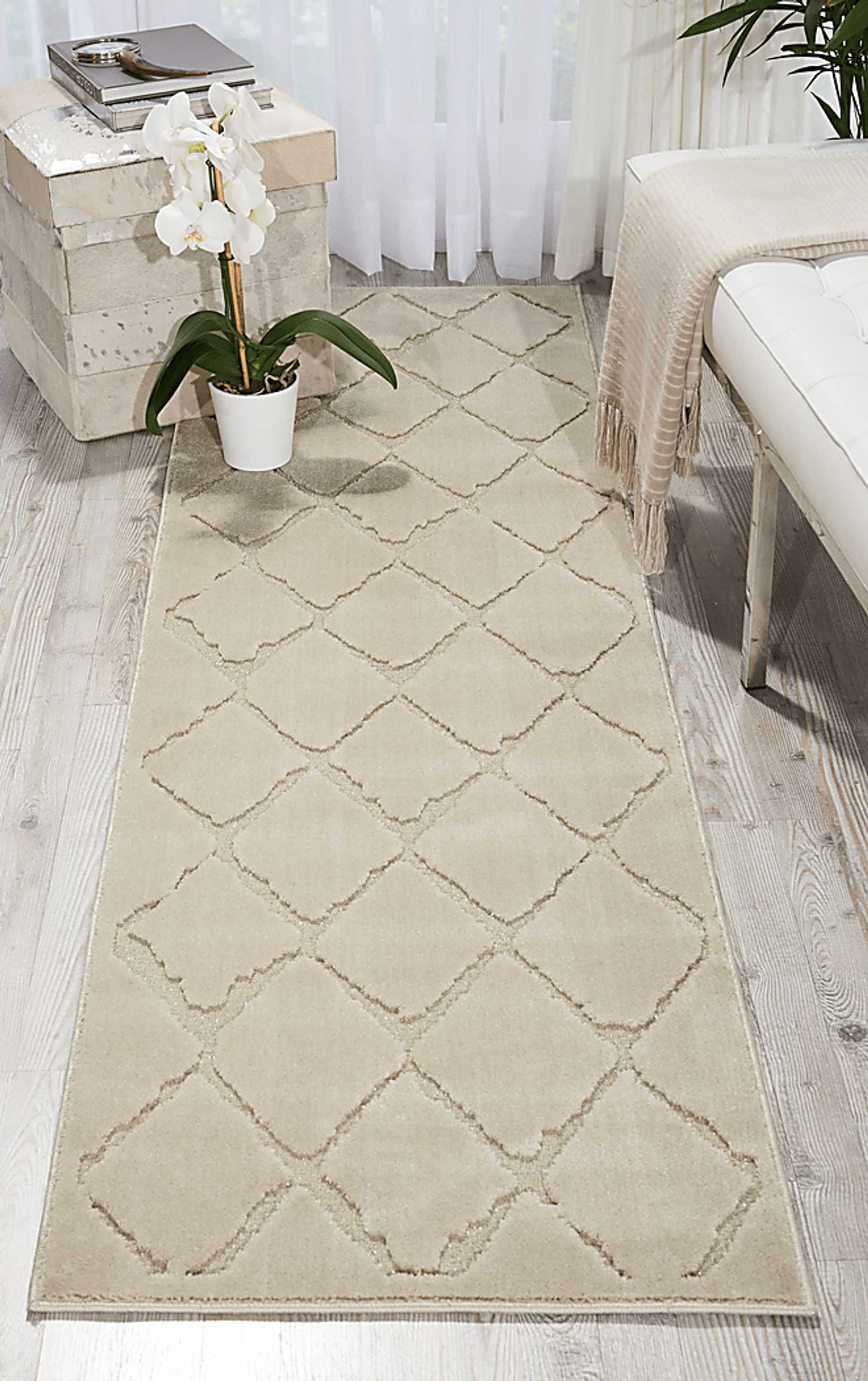 Aerilyn Ivory 2'2 x 7'6 Runner Rug - Image 4